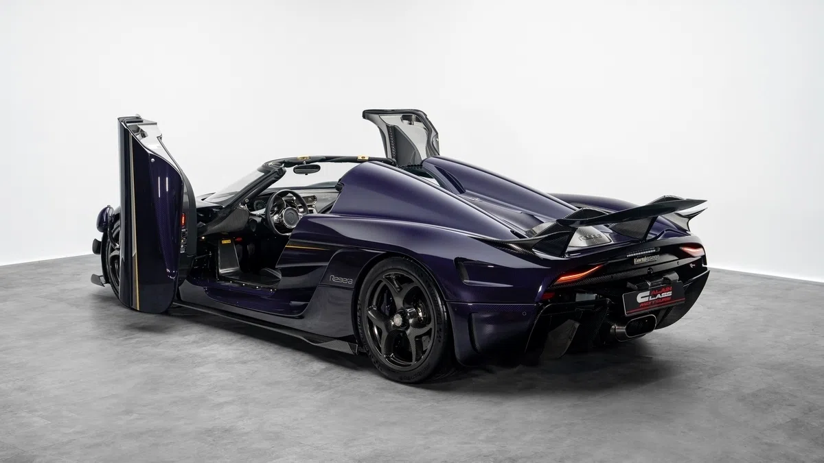 2019 Koenigsegg Regera for sale, exterior, Purple Carbon