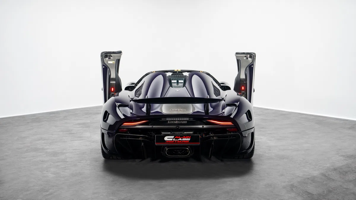2019 Koenigsegg Regera for sale, exterior, Purple Carbon