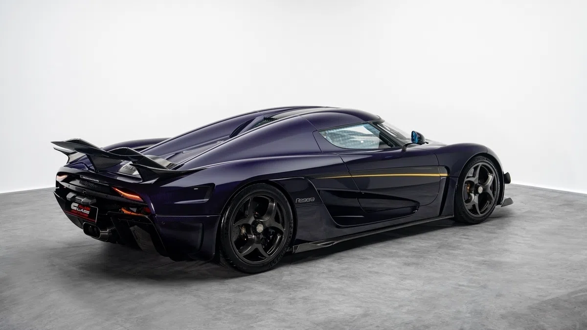 2019 Koenigsegg Regera for sale, exterior, Purple Carbon