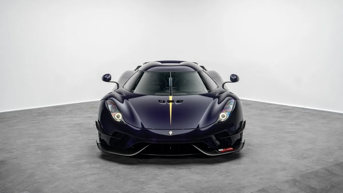 2019 Koenigsegg Regera for sale, exterior, Purple Carbon