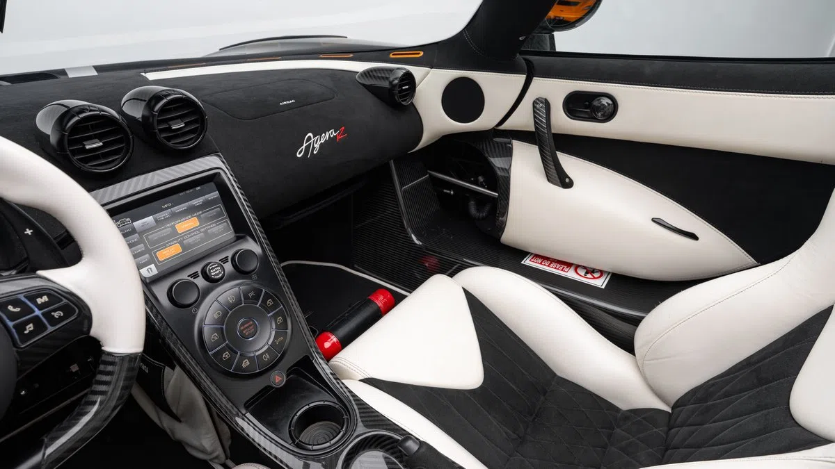2014 Koenigsegg Agera R interior, dashboard, Black