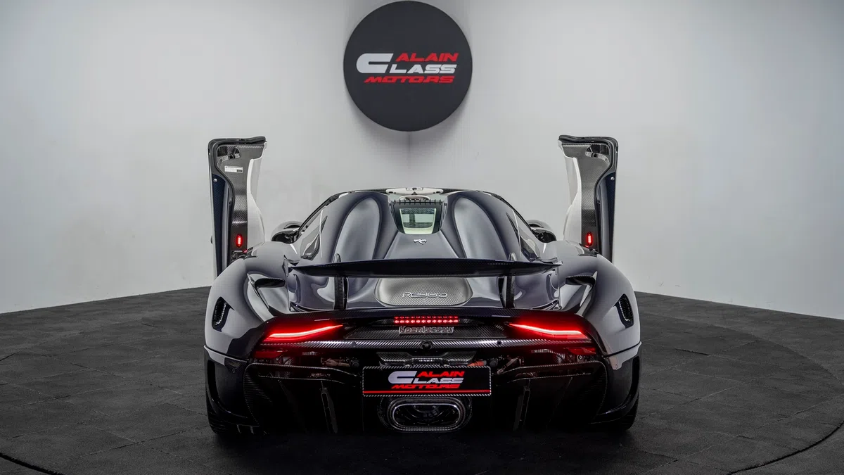 2019 Koenigsegg Regera for sale, exterior, Exposed Blue Carbon