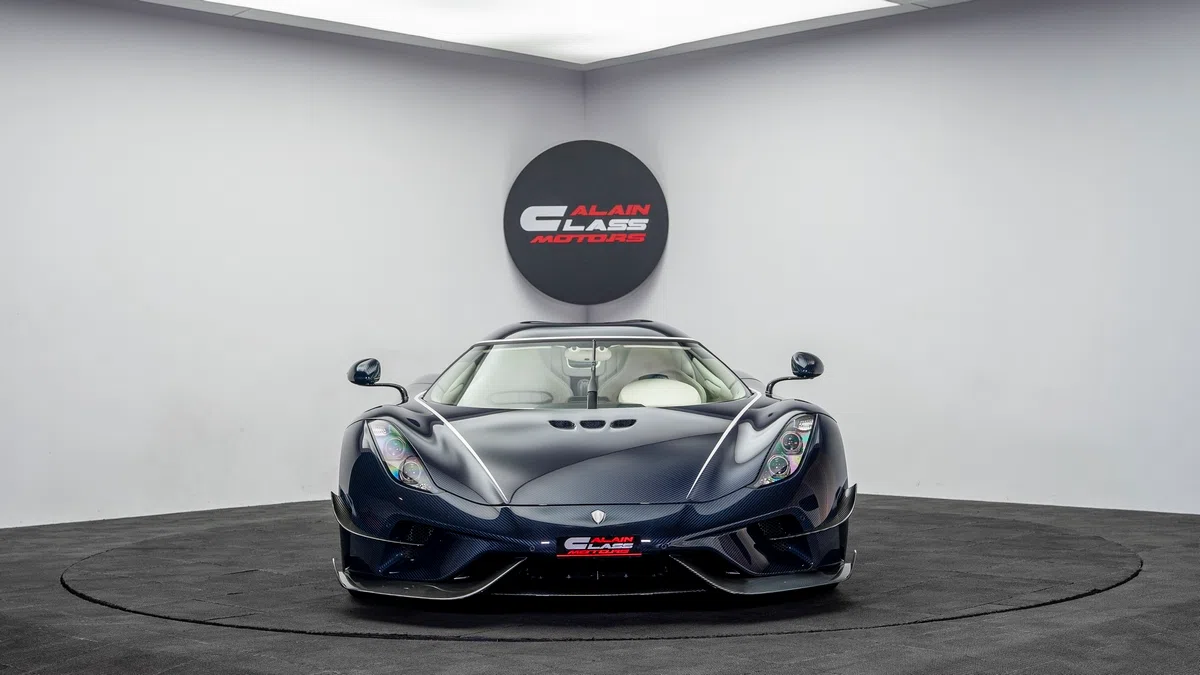 2019 Koenigsegg Regera for sale, exterior, Exposed Blue Carbon