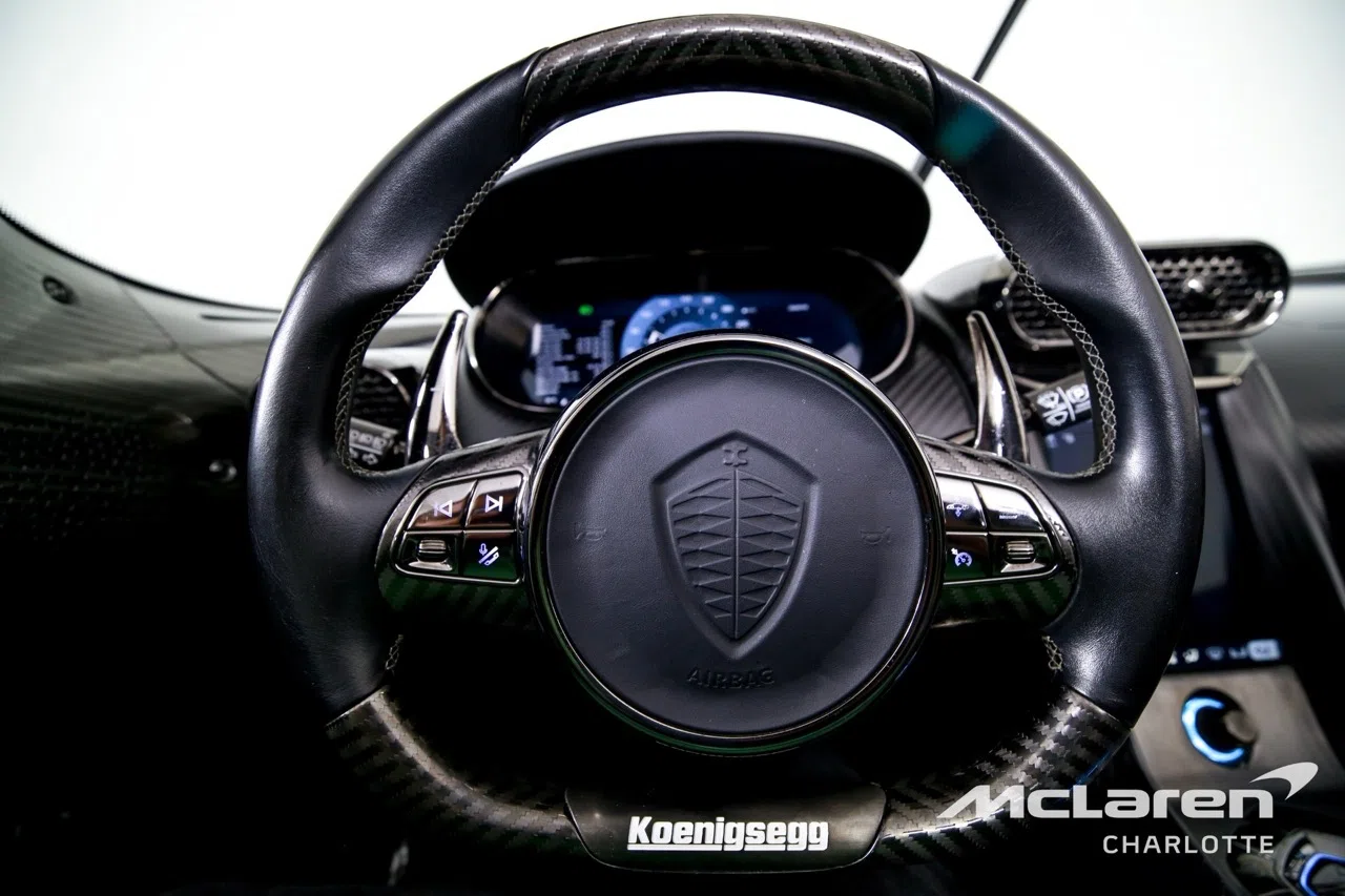 2020 Koenigsegg Regera interior, Black
