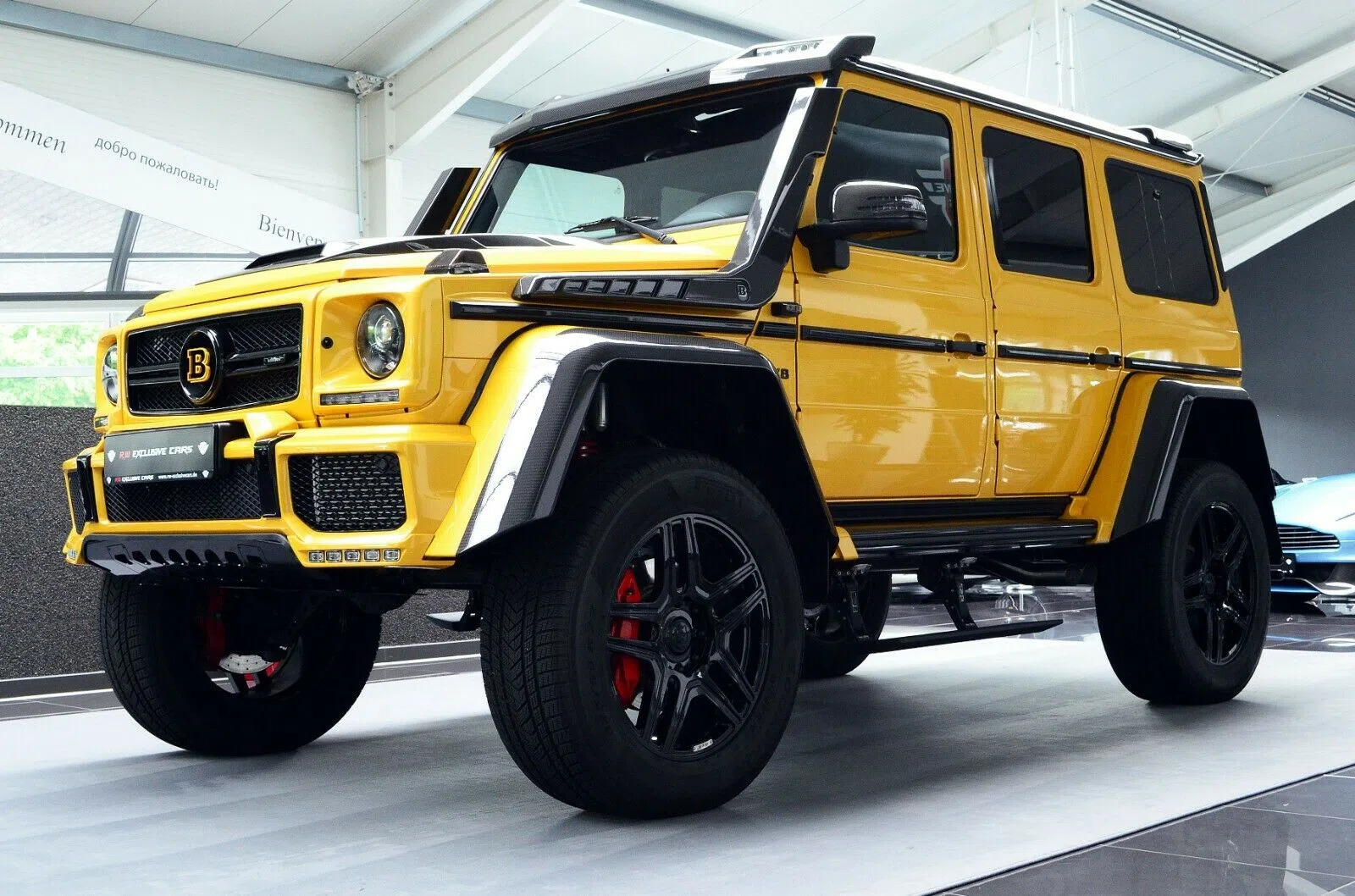 2017 BRABUS G 500 4x4² B40 500 for sale, exterior, yellow