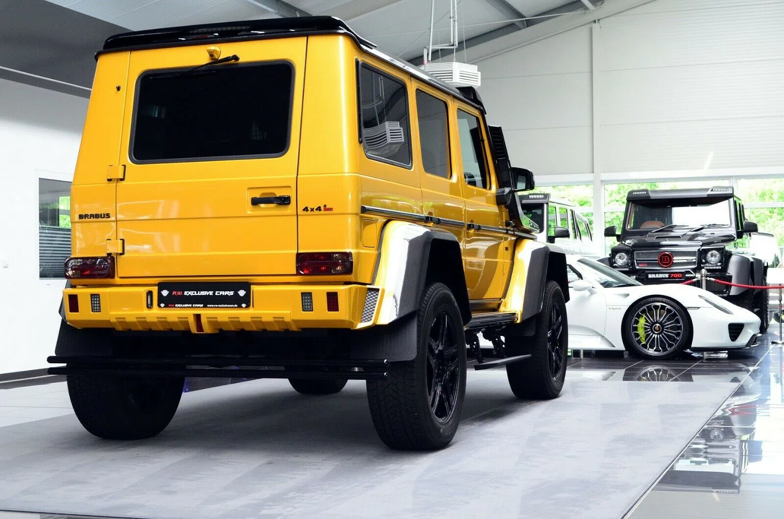 2017 BRABUS G 500 4x4² B40 500 for sale, exterior, yellow