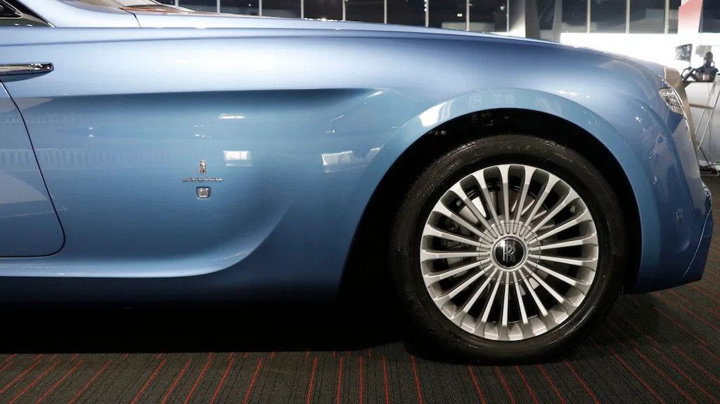 2008 ROLLS-ROYCE Phantom Drophead Pininfarina for sale, exterior, Blue