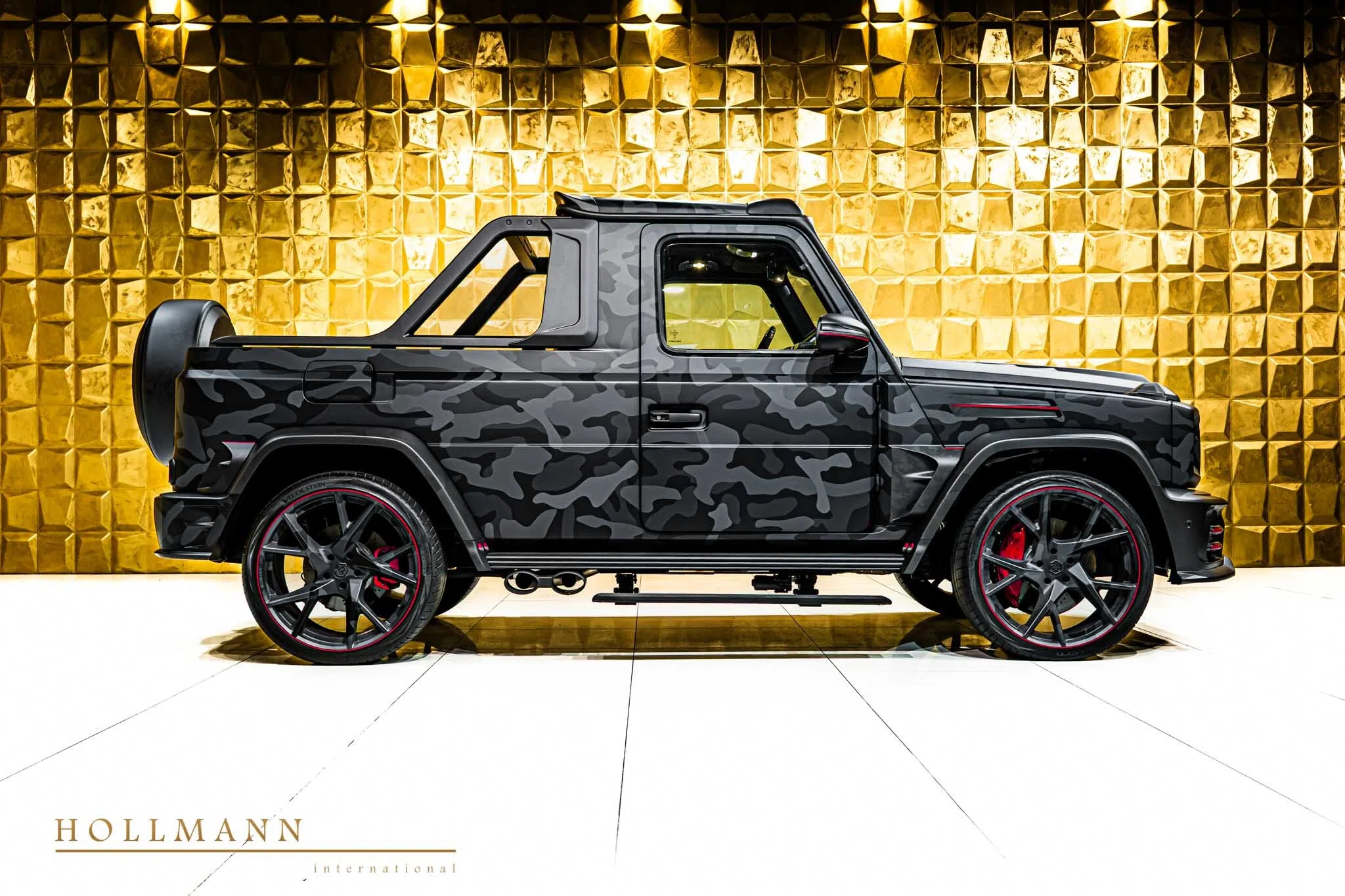 2023 Mansory G-Class Star Trooper for sale, exterior, 50 Shades of Grey camouflage