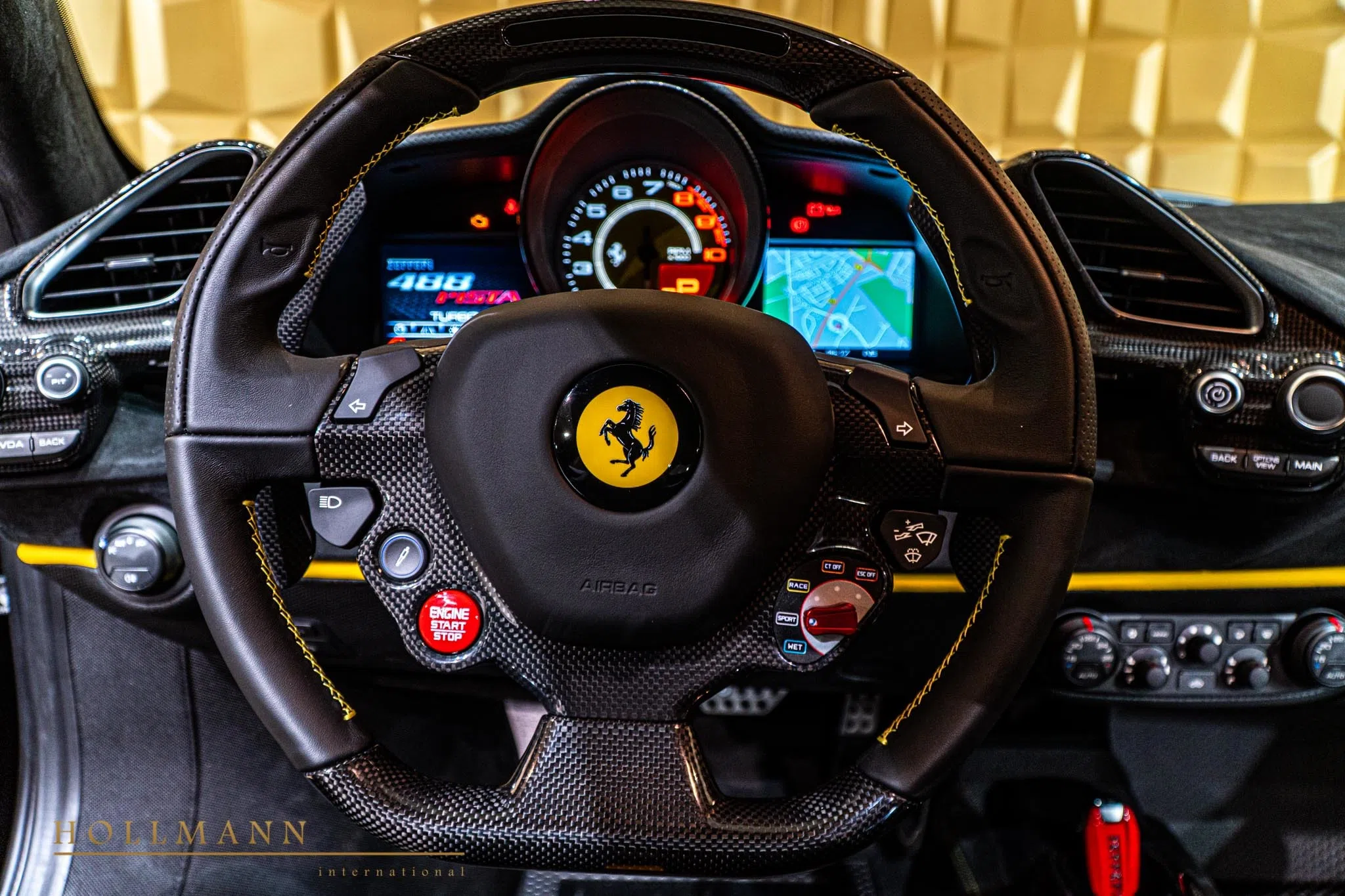 2020 Ferrari 488 Pista - Hollman interior, Alcantara Nero
