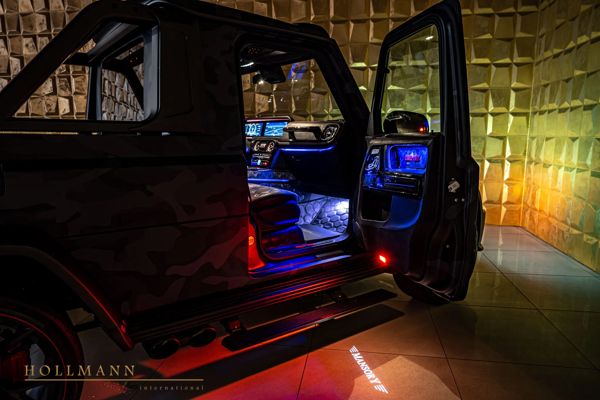 2023 Mansory G-Class Star Trooper for sale, exterior, 50 Shades of Grey camouflage