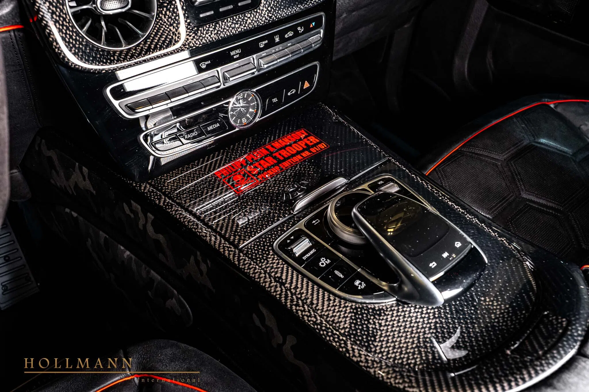 2023 Mansory G-Class Star Trooper interior, center console