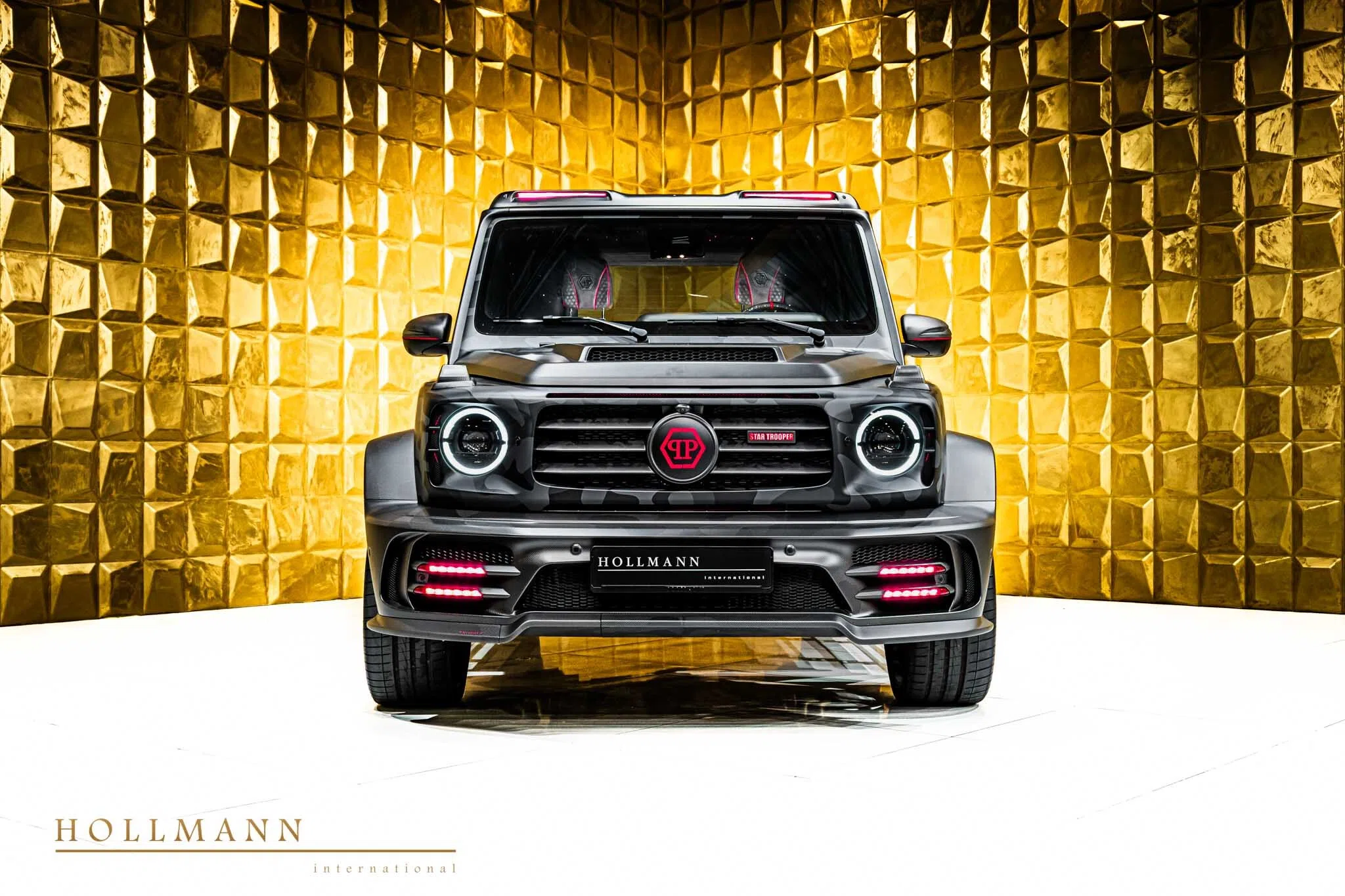2023 Mansory G-Class Star Trooper for sale, exterior, 50 Shades of Grey camouflage