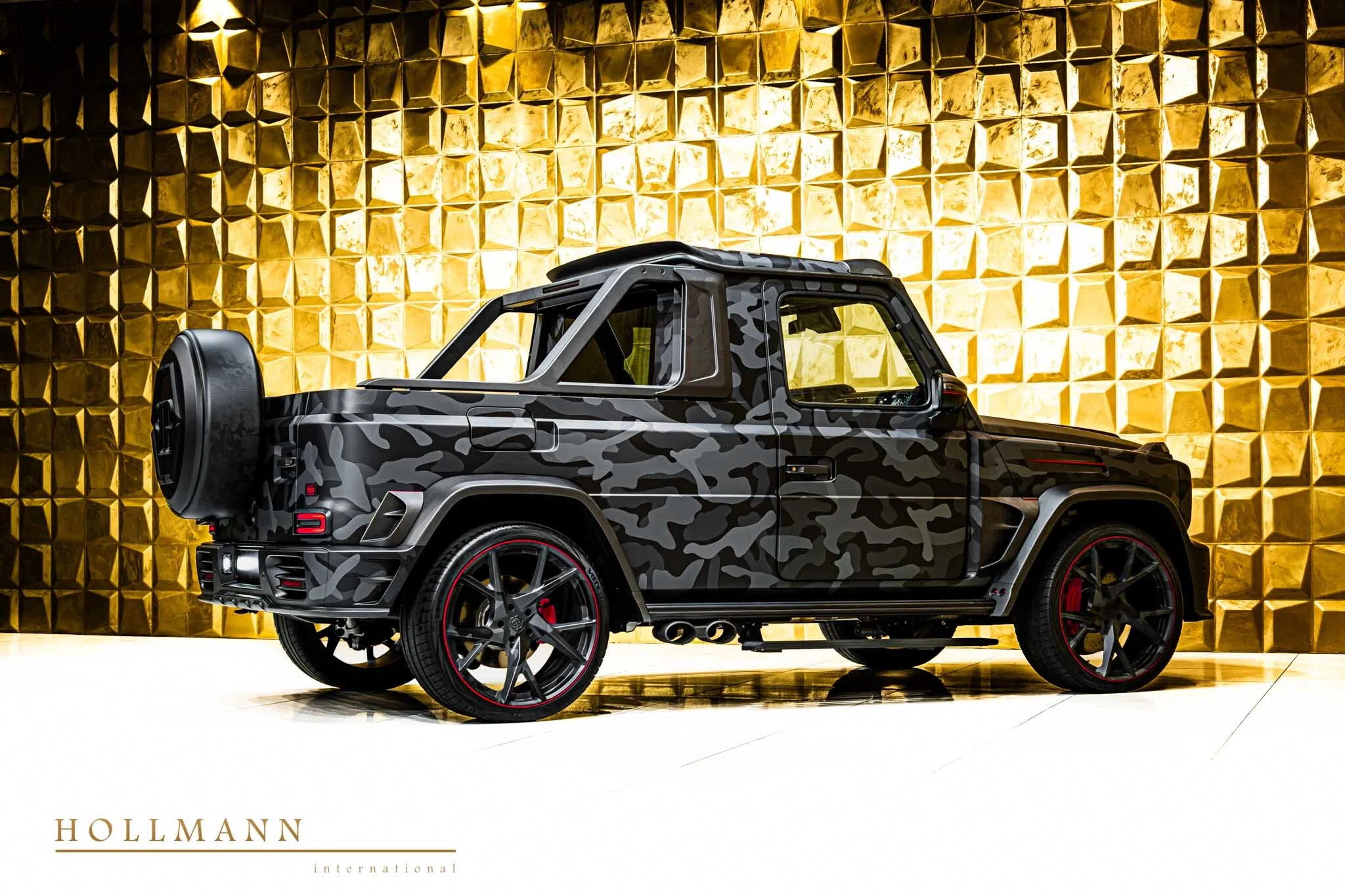 2023 Mansory G-Class Star Trooper for sale, exterior, 50 Shades of Grey camouflage