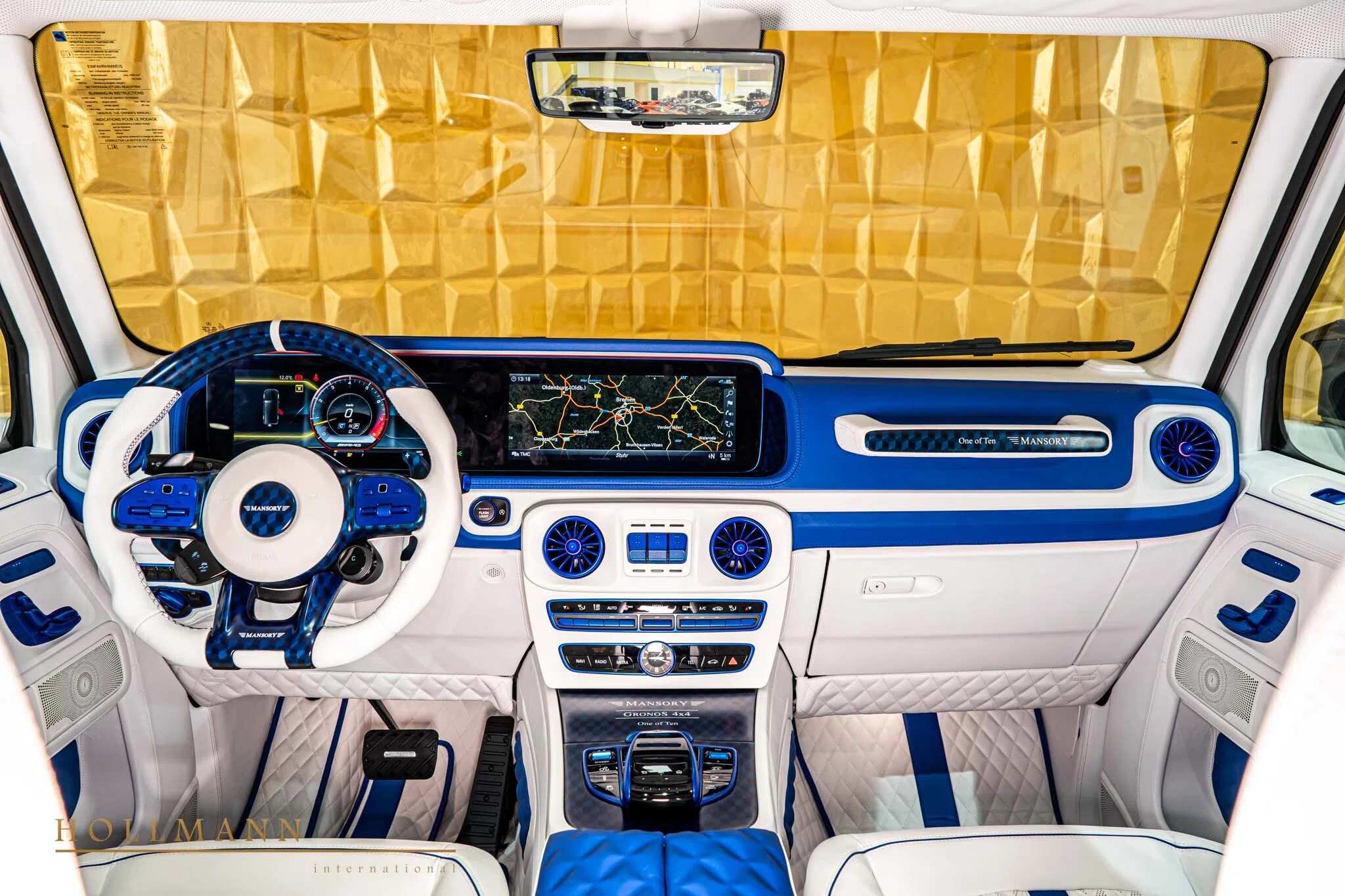 2022 Mansory G-Class Gronos 4x4² interior, White