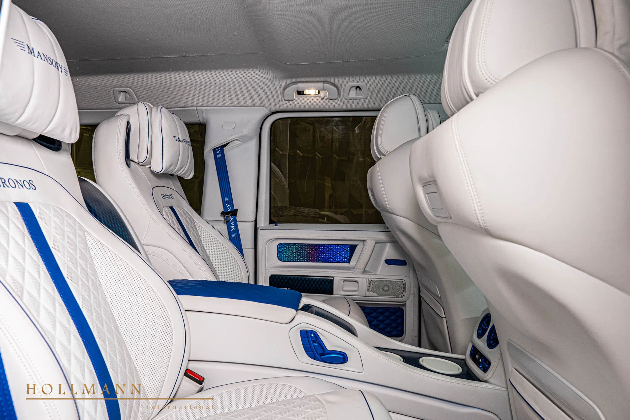 2022 Mansory G-Class Gronos 4x4² interior, seats, White