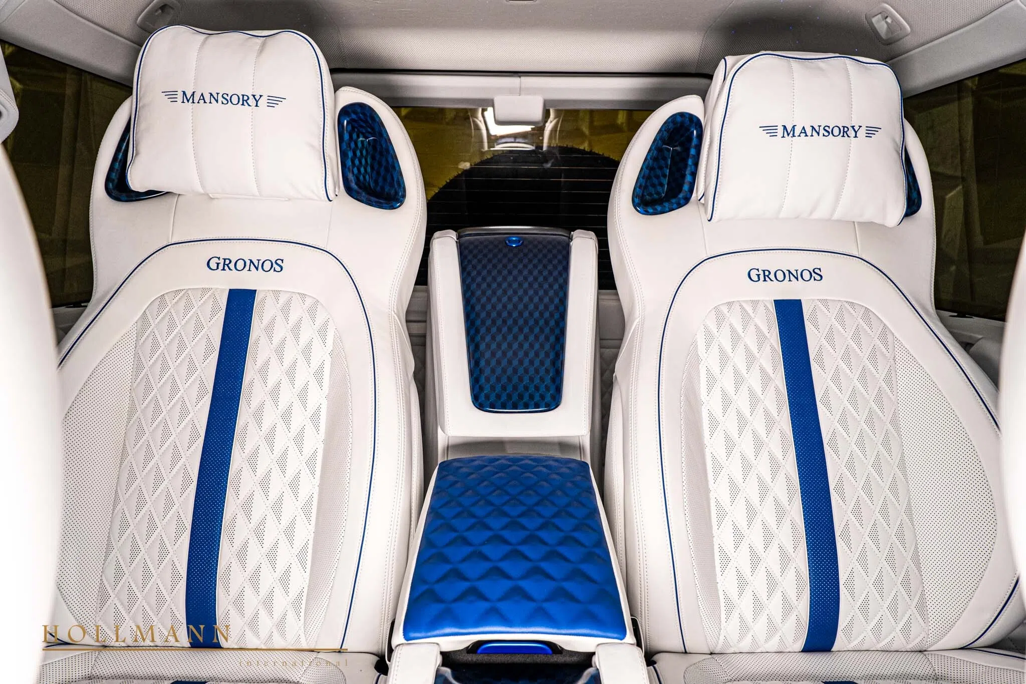 2022 Mansory G-Class Gronos 4x4² interior, seats, White
