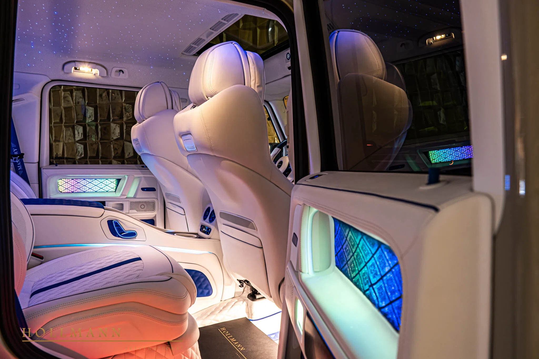 2022 Mansory G-Class Gronos 4x4² interior, seats, White
