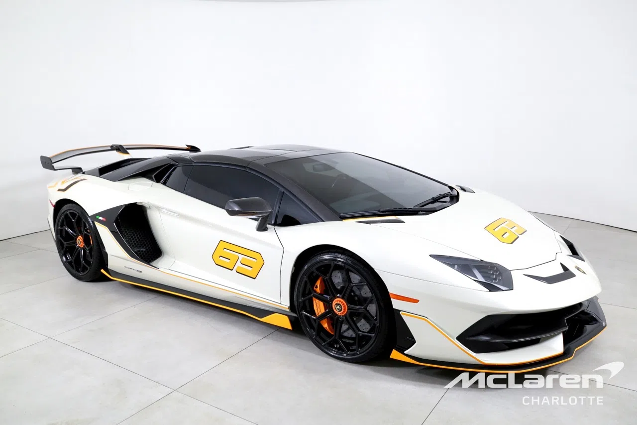2021 Lamborghini Aventador SVJ for sale, exterior, White