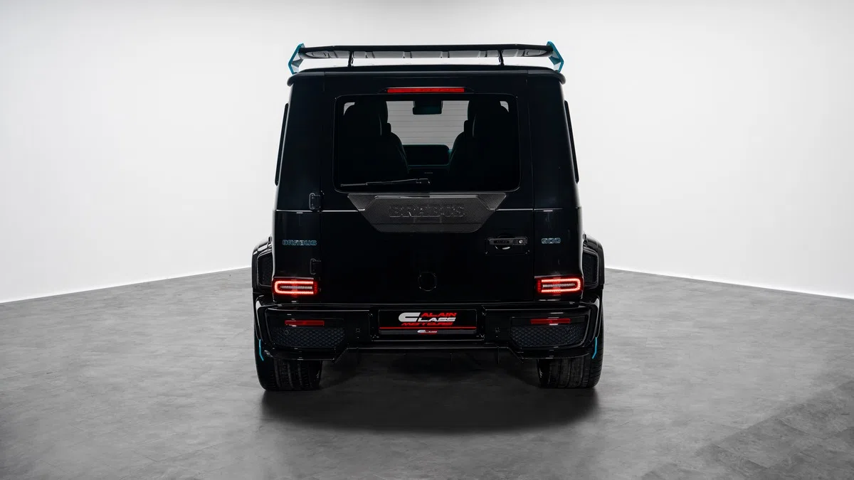 2022 BRABUS G 900 Rocket Edition, rear three-quarter view, Black