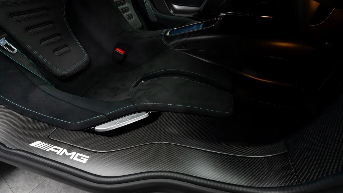 2023 AMG One interior, Black