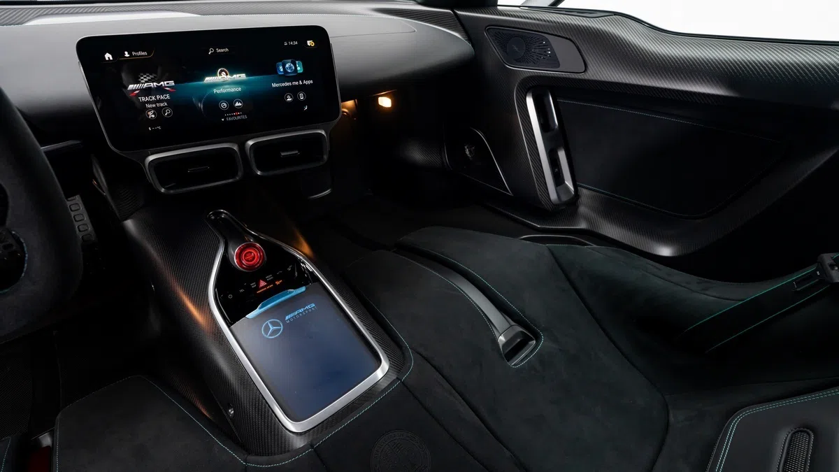 2023 AMG One interior, Black