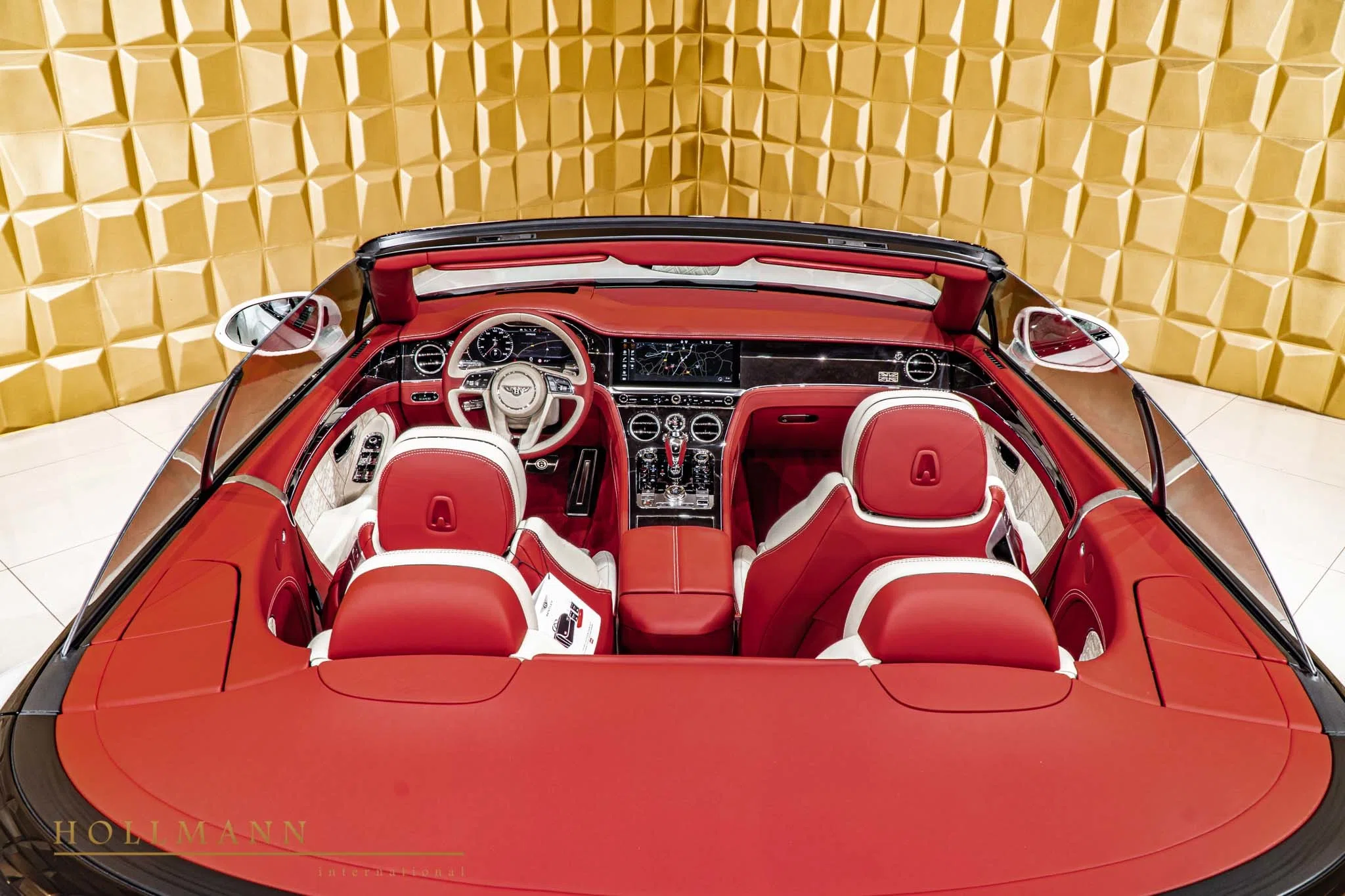 2020 Bentley Continental GTC FIRST EDITION interior, Linen & Hotspur Split