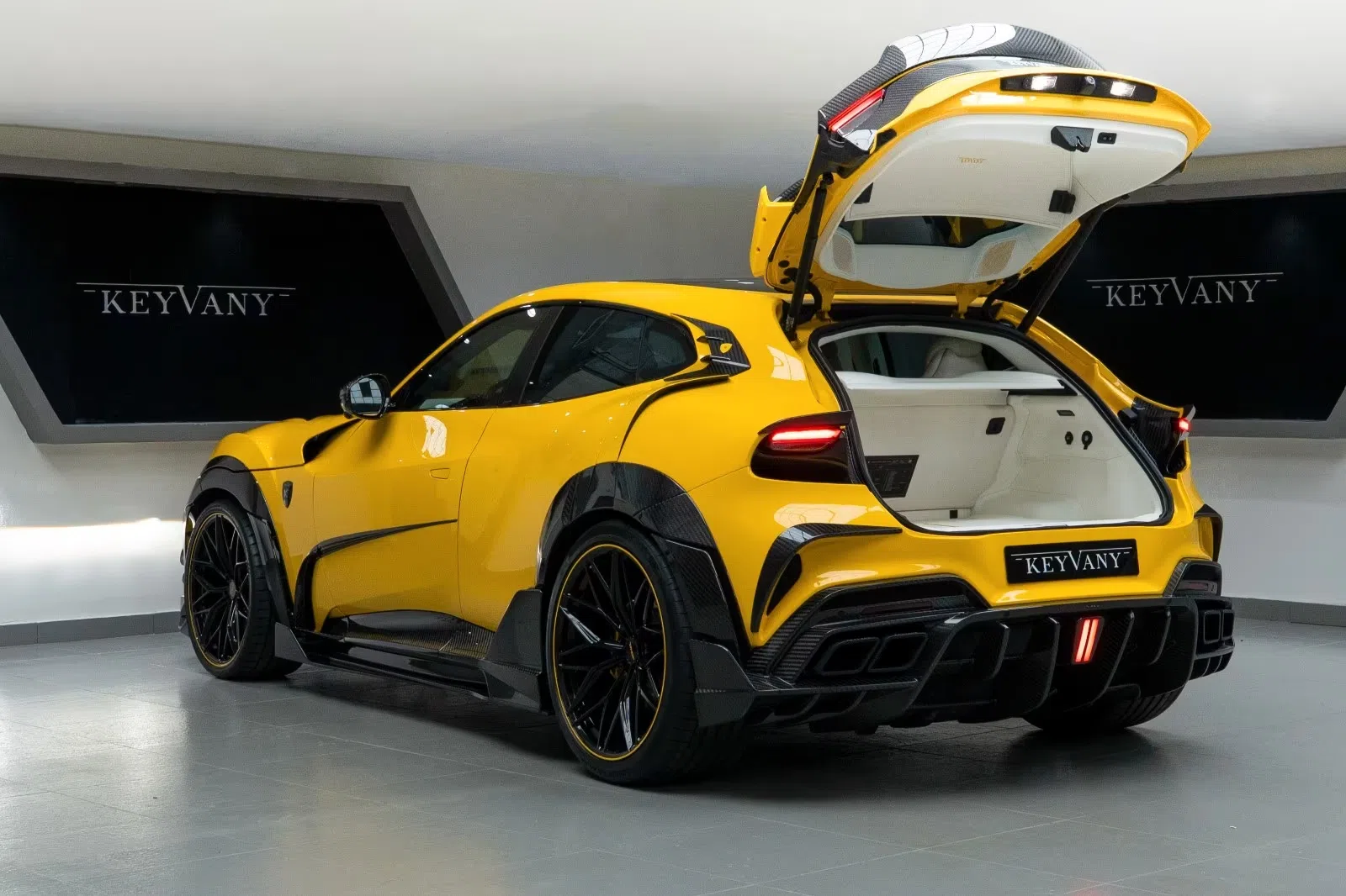2025 Ferrari Purosangue KEYVANY, rear three-quarter view