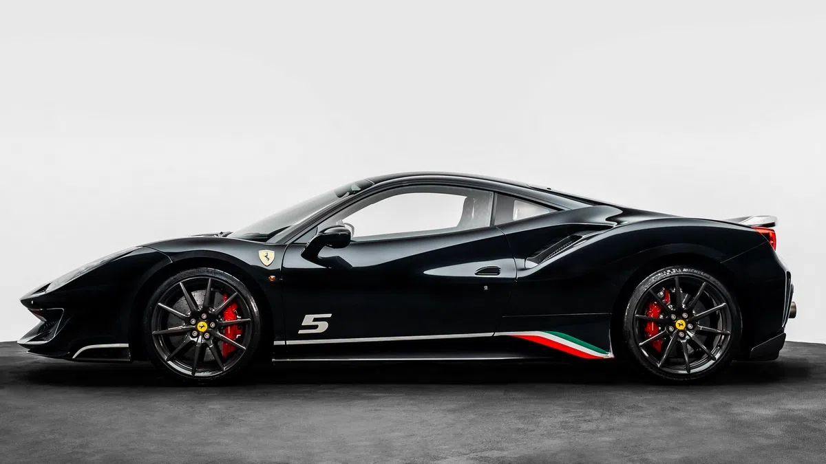 2019 Ferrari 488 Pista Piloti for sale, exterior, Nero Daytona