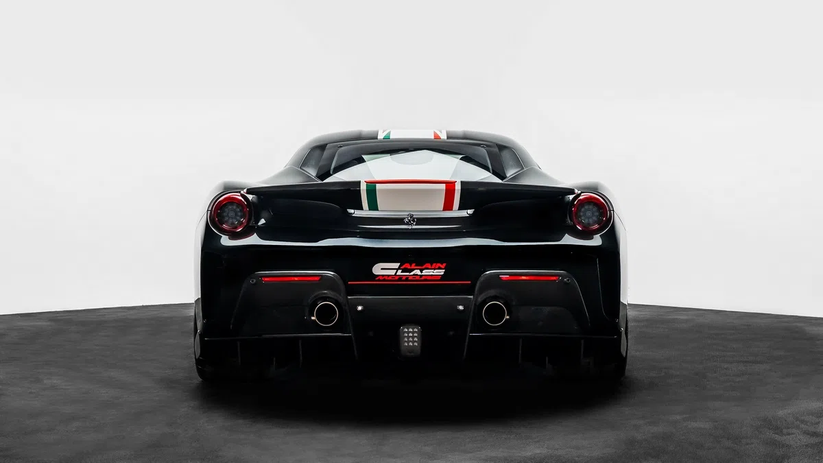 2019 Ferrari 488 Pista Piloti for sale, exterior, Nero Daytona