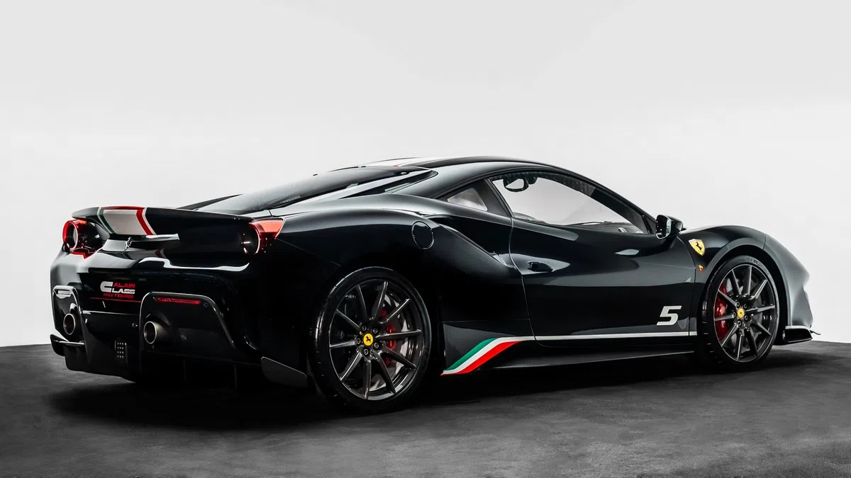 2019 Ferrari 488 Pista Piloti for sale, exterior, Nero Daytona