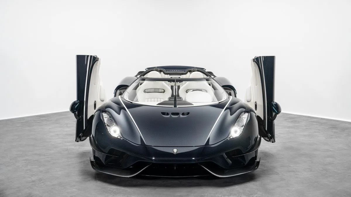 2019 Koenigsegg Regera for sale, exterior, Exposed Blue