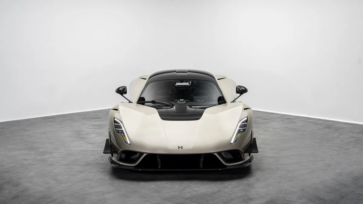 2026 Hennessey Venom F5 Evolution for sale, exterior, Champagne