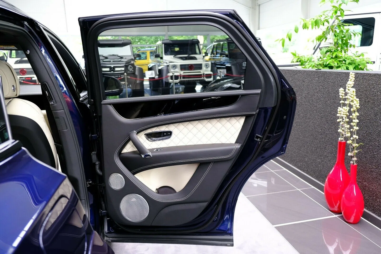 2017 Mansory Bentayga interior, door panel, Full leather
