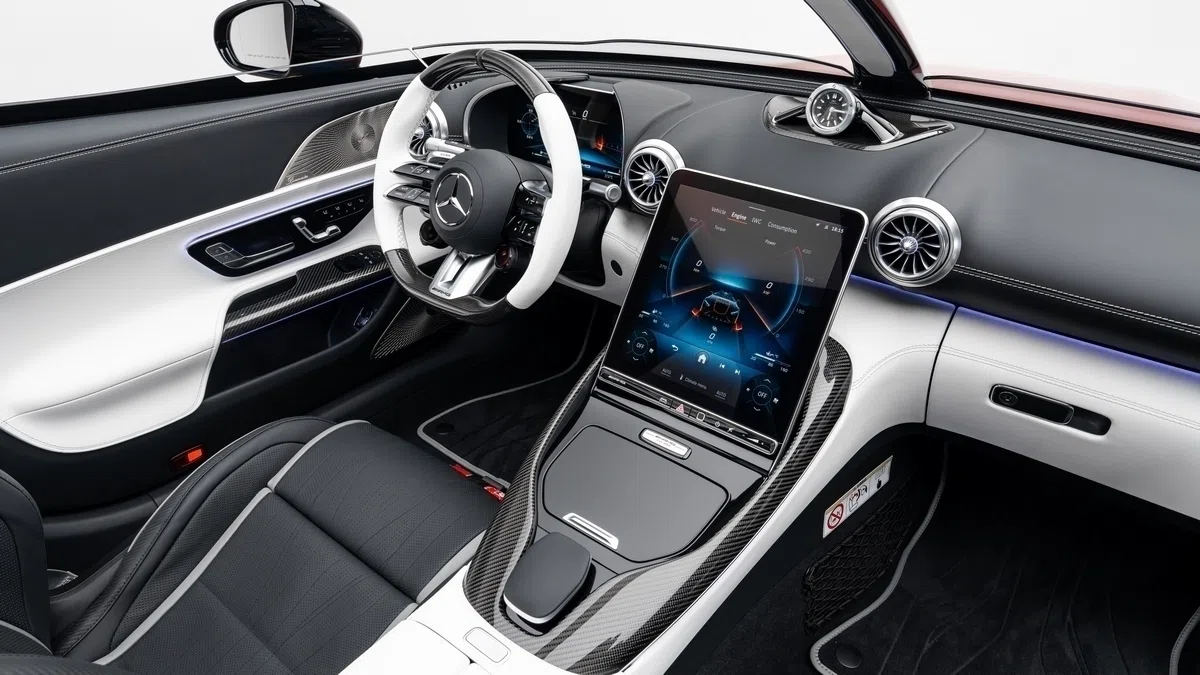 2025 AMG PureSpeed interior, dashboard