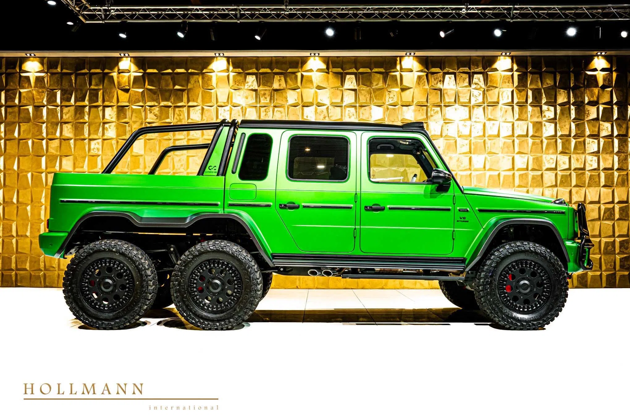 2026 G 63 AMG 6x6 for sale, exterior, Light Green Magno