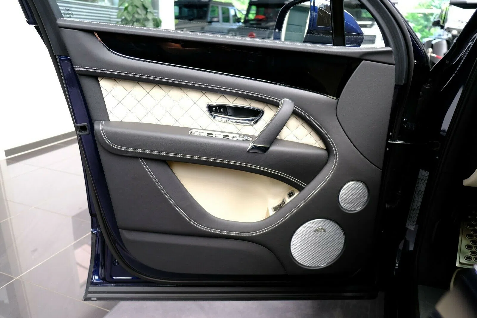 2017 Mansory Bentayga interior, door panel, Full leather