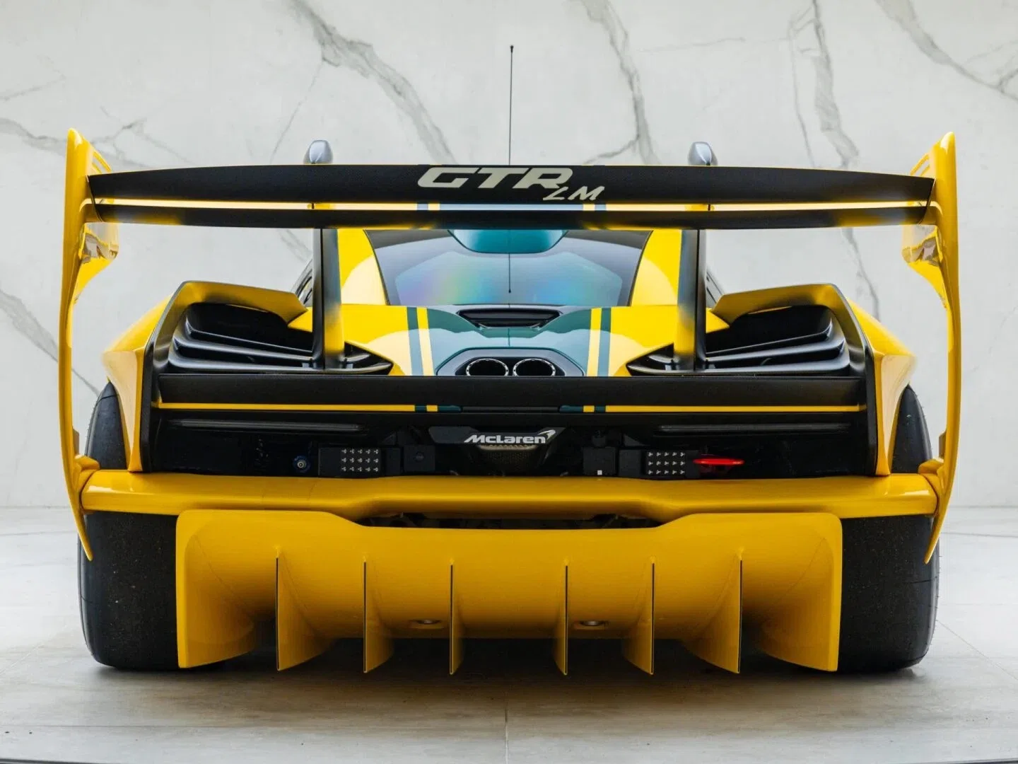 2020 McLaren Senna GTR LM for sale, exterior, Solar Yellow with Heritage Green