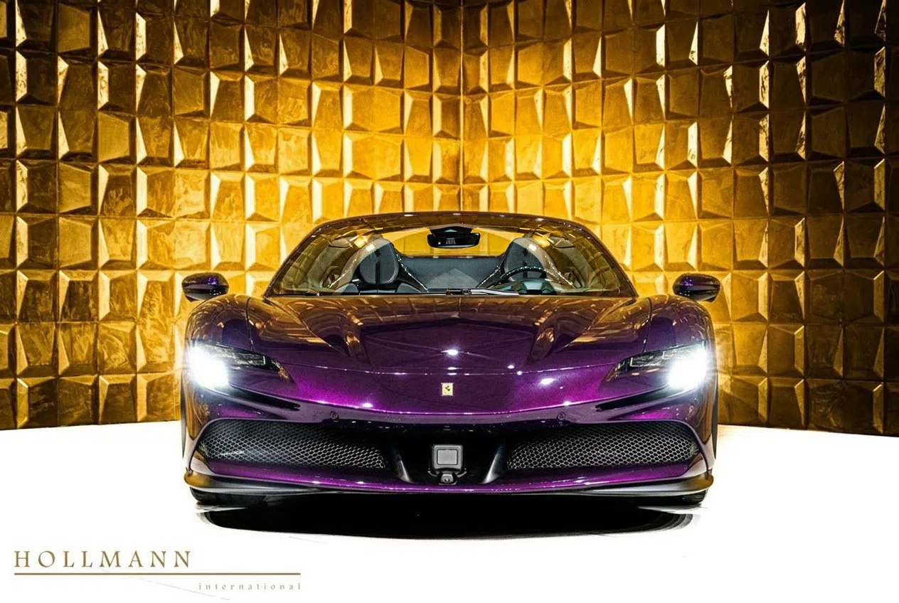 2026 Ferrari SF90 Spider for sale, exterior, Viola Hong Kong
