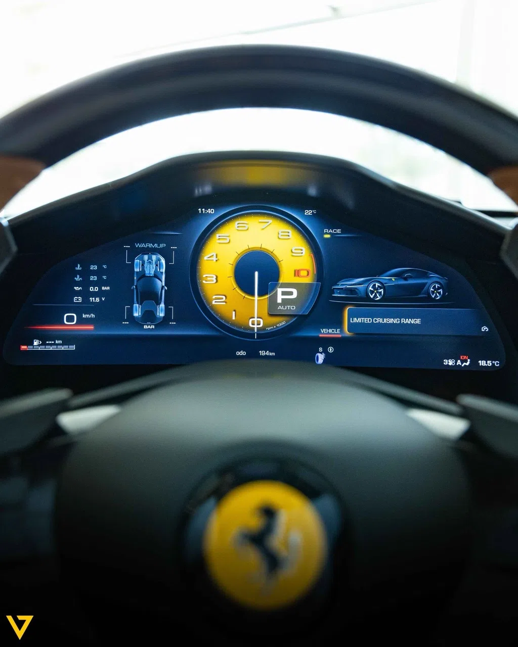 Ferrari 12 Cilindri interior, Cuoio 4609