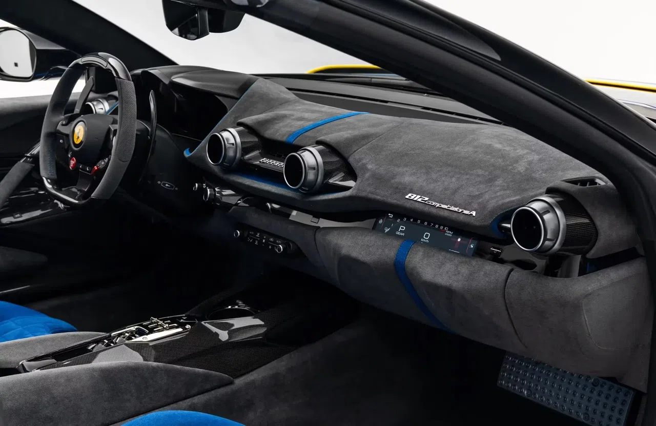 2023 Ferrari 812 Competizione Aperta interior