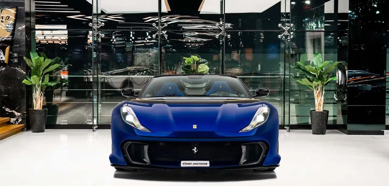 2023 Ferrari 812 Competizione Aperta for sale, exterior, Blu Elettrico 2-Layer Special Paint