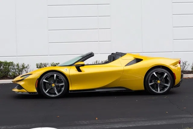 2022 Ferrari SF90 Spider for sale, exterior, Giallo Montecarlo
