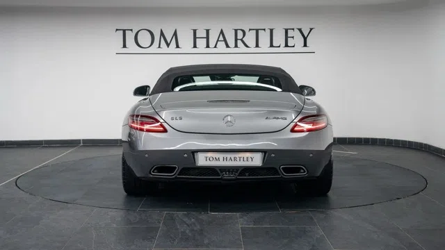 2012 Mercedes-Benz SLS AMG Roadster for sale, exterior, Imola Grey Metallic
