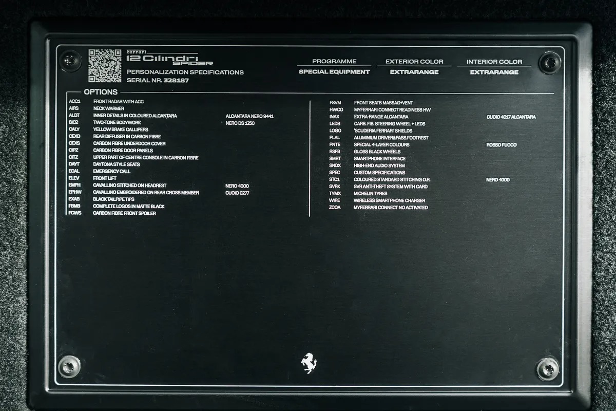 2026 Ferrari 12Cilindri Spider, 5/5