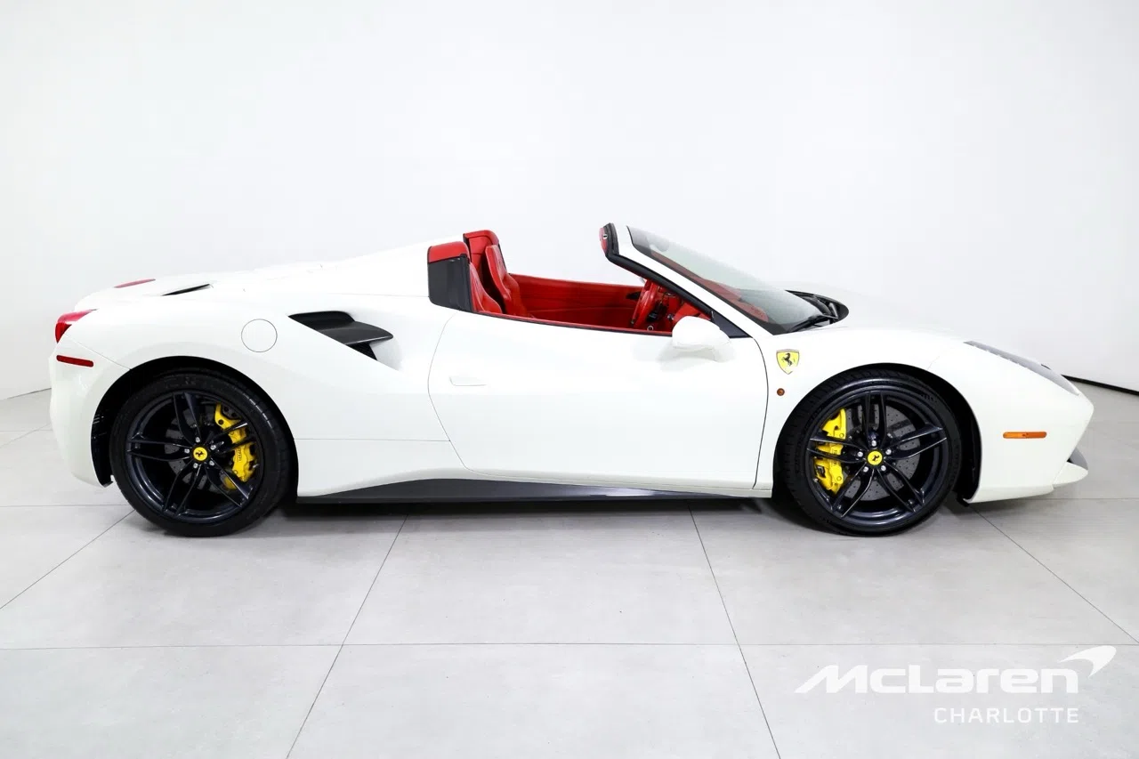 2018 Ferrari 488 Spider for sale, exterior, White