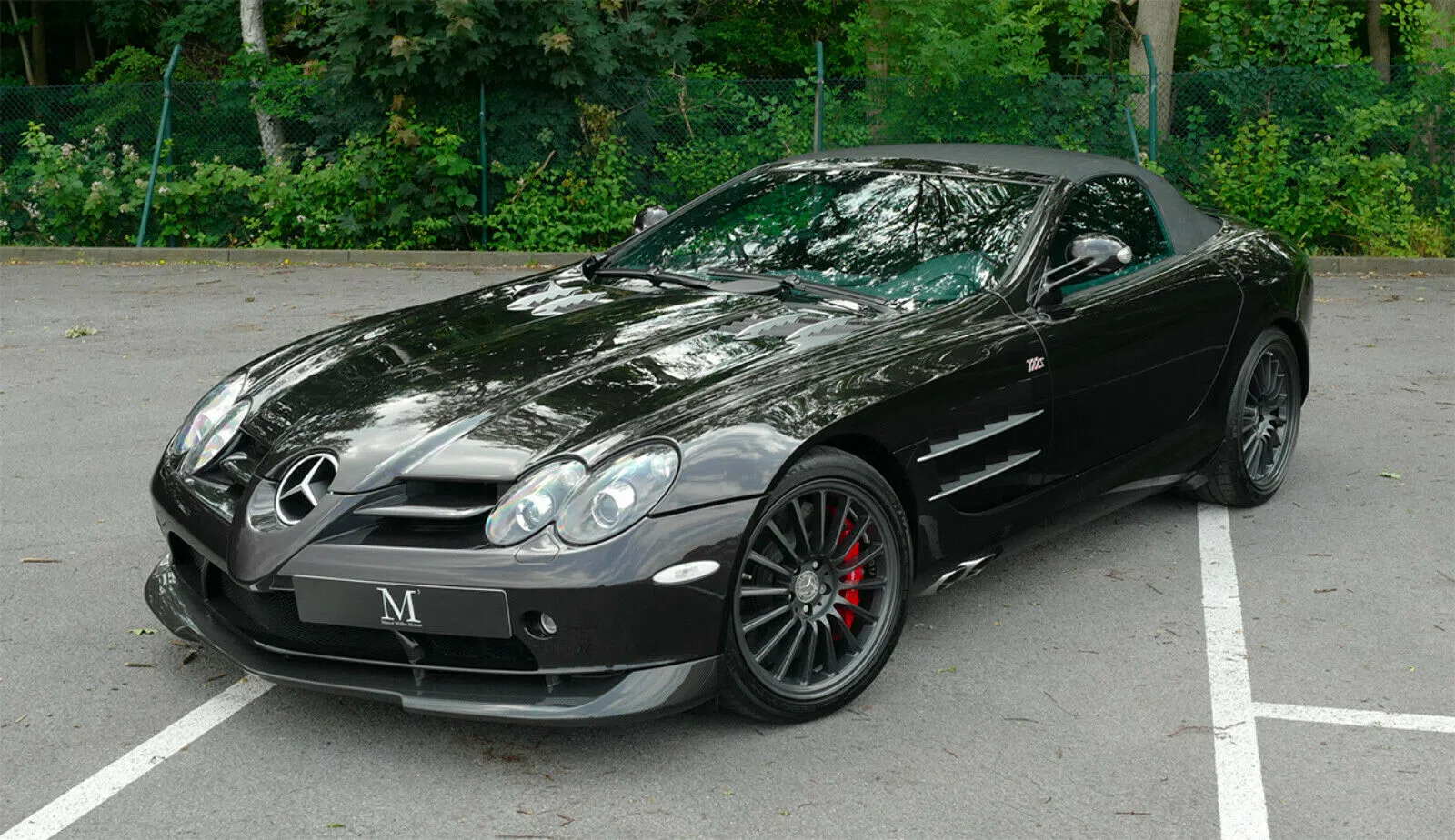 2009 Mercedes-Benz SLR McLaren 722 S Roadster for sale, exterior, Black