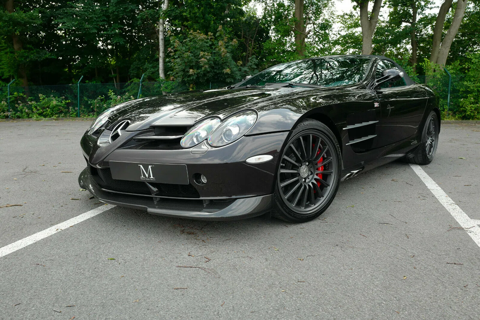 2009 Mercedes-Benz SLR McLaren 722 S Roadster for sale, exterior, Black