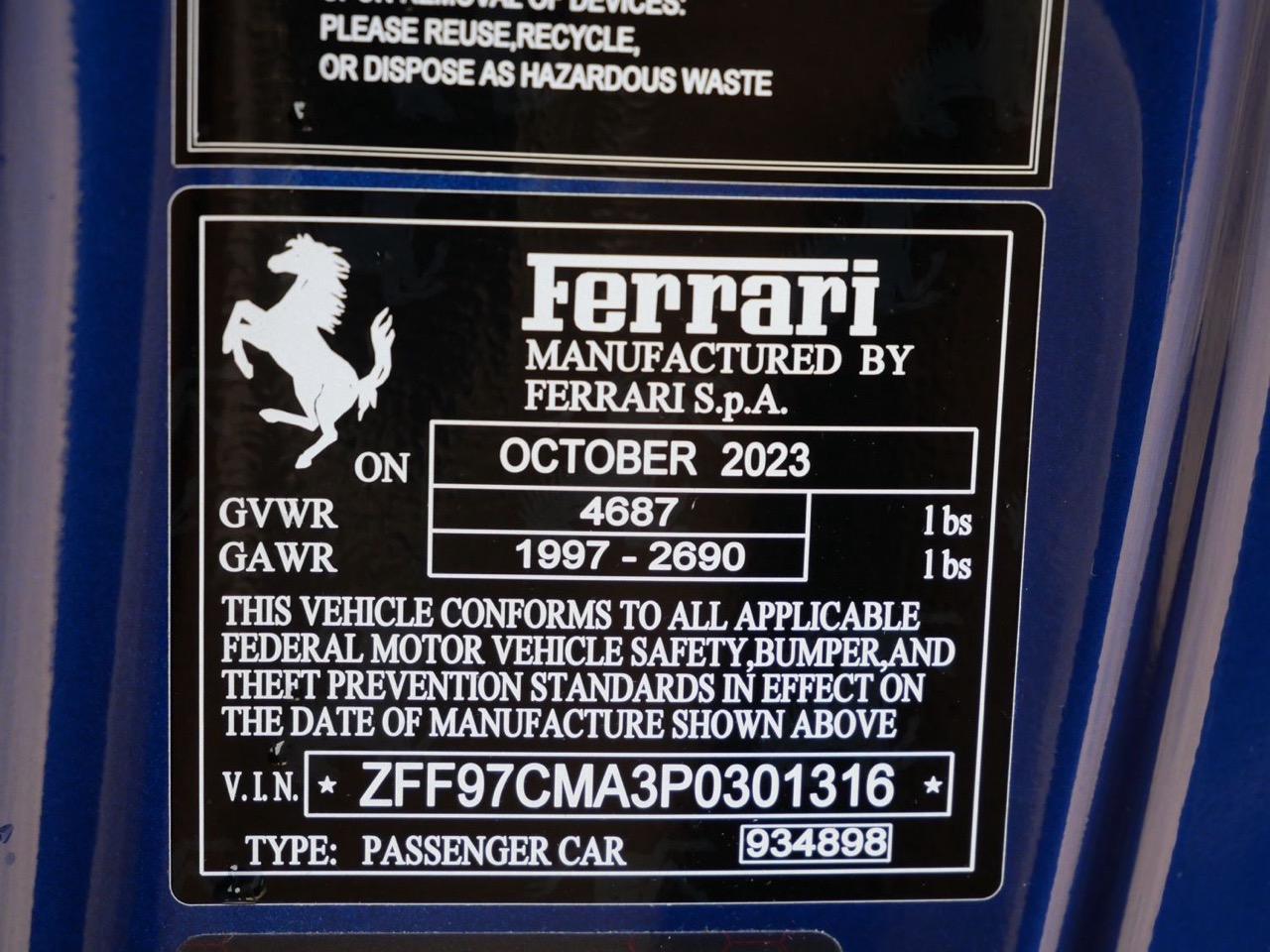 2023 Ferrari 812 GTS Convertible, 9/9
