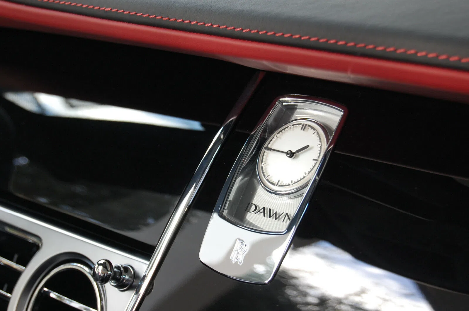 2019 Rolls-Royce Dawn interior, Vollleder, Schwarz