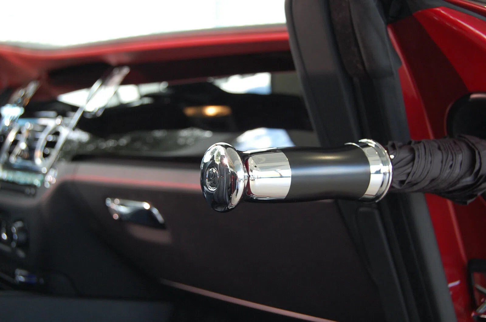 2019 Rolls-Royce Dawn interior, Vollleder, Schwarz